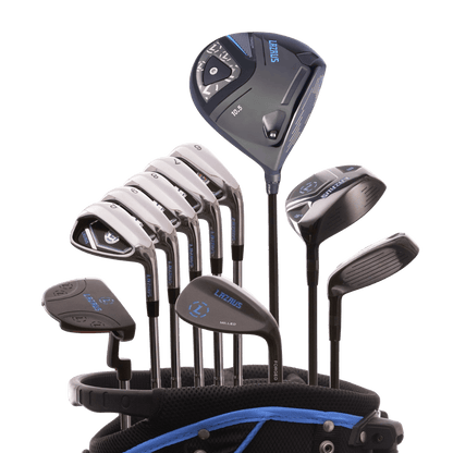 Lazrus Golf 11 pc Set - LAZ2 Driver, 3W, 1H, 6-PW Irons, 52° Wedge, Putter & Bag Optional