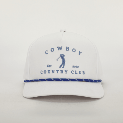 Golfer Roped Hat White