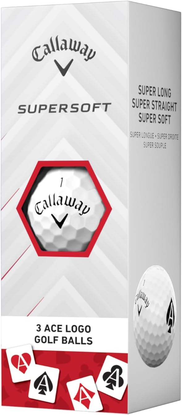 Callaway Golf Supersoft Golf Balls 12 Ace Logo Golf Balls