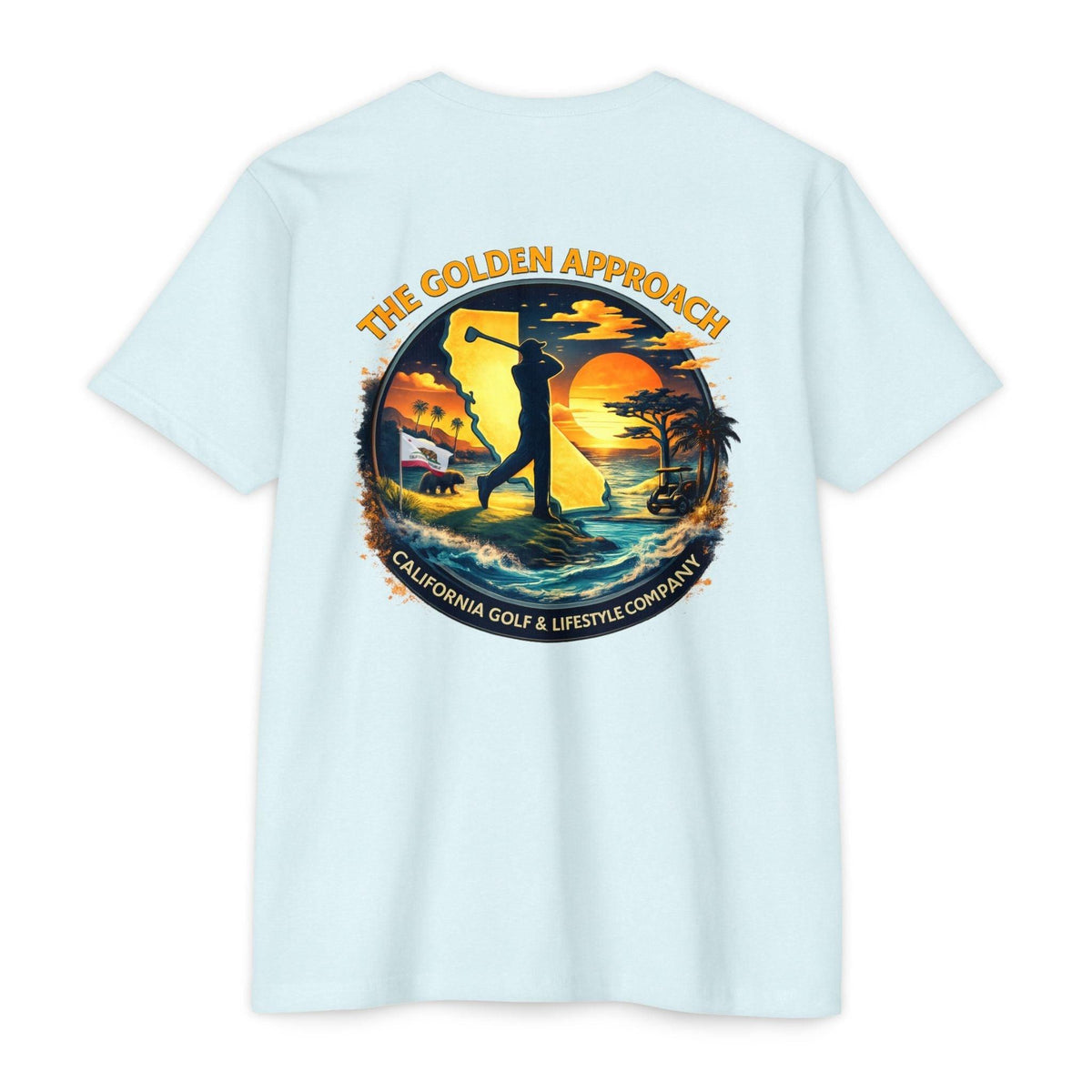 The Golden Approach California Tee — Iron Sight Design