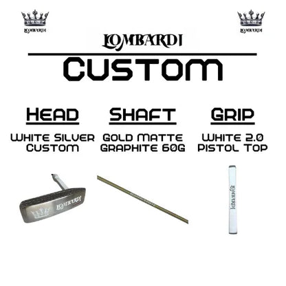 Lombardi Golf Custom Black Matte Mallet Golf Putter - GOLF LEAGUE