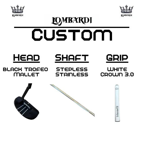 Lombardi Golf Custom Black Trofeo Mallet Golf Putter - GOLF LEAGUE