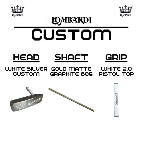 Lombardi Golf Custom Silver DC Blade Golf Putter - GOLF LEAGUE