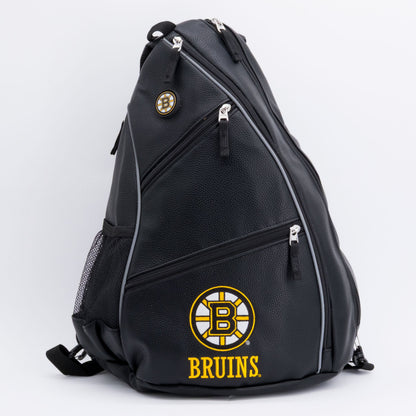 Boston Bruins PU Leather Backpack