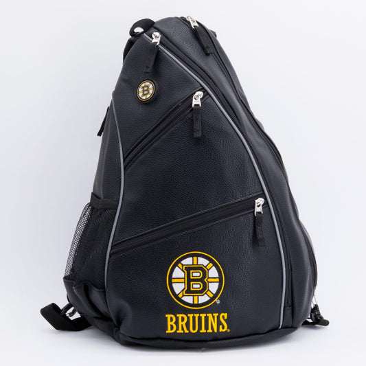 Boston Bruins PU Leather Backpack