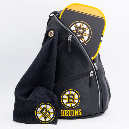 Boston Bruins PU Leather Backpack