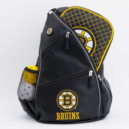 Boston Bruins PU Leather Backpack