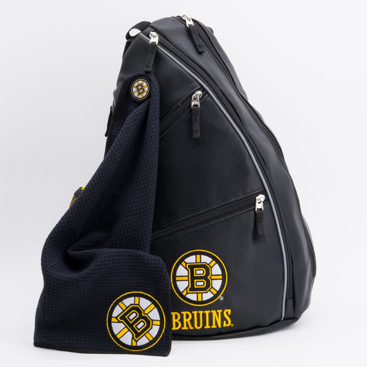 Boston Bruins PU Leather Backpack