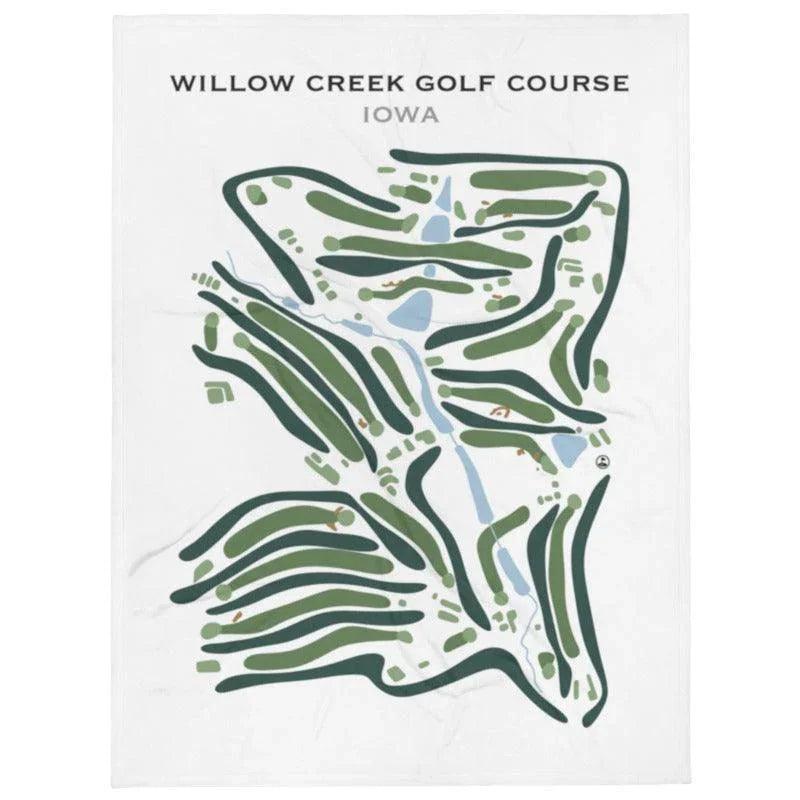 Willow Creek Golf Course, Iowa - Printed Golf Course