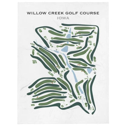 Willow Creek Golf Course, Iowa - Printed Golf Course
