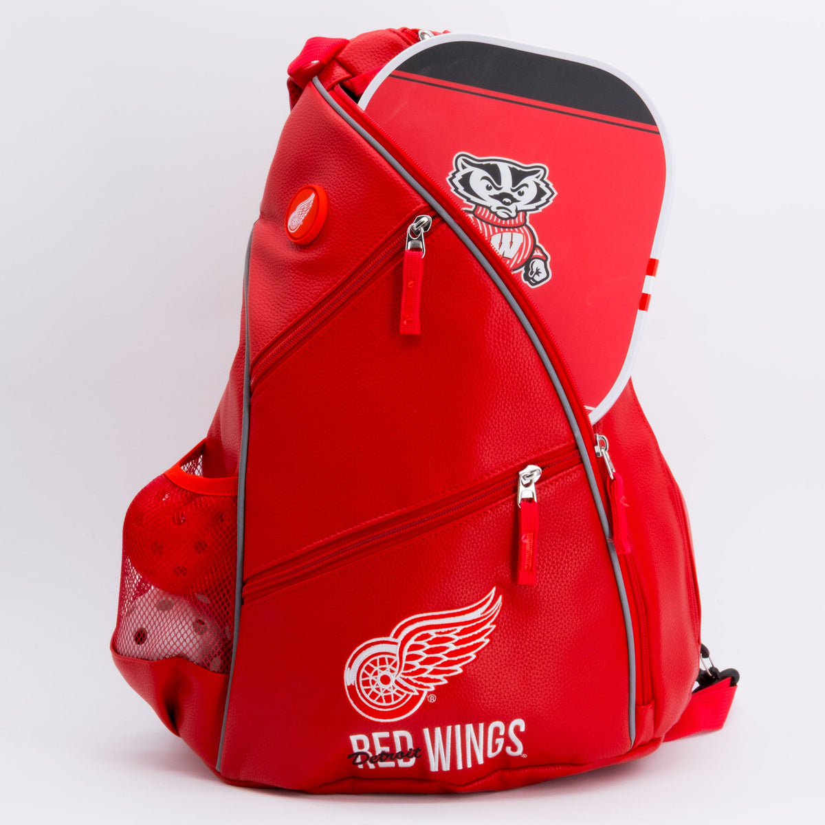 Detroit Red Wings PU Leather Backpack