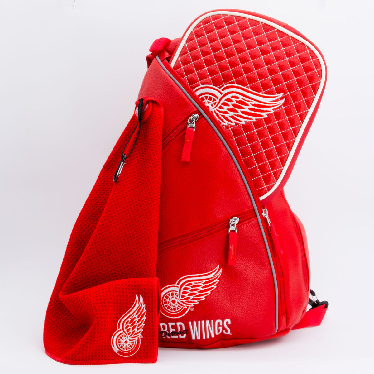 Detroit Red Wings PU Leather Backpack