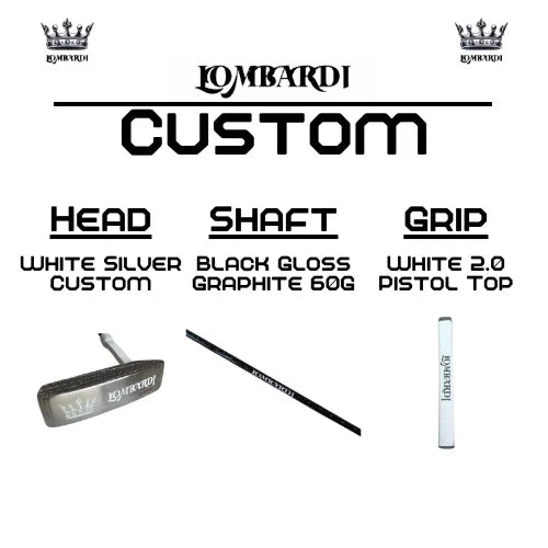 Lombardi Golf Custom Silver DC Blade Golf Putter - GOLF LEAGUE