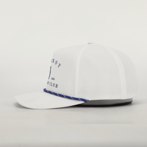 Golfer Roped Hat White