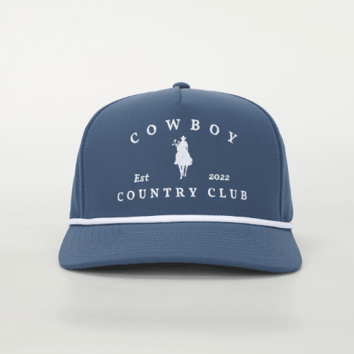 Horse Roped Hat Navy