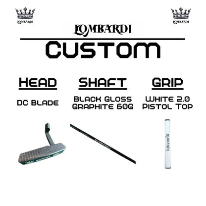 Lombardi Golf Custom Silver DC Blade Golf Putter - GOLF LEAGUE