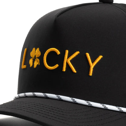 Black & Gold Classic Hat