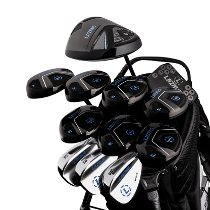 Lazrus Golf 13 pc Set - Laz2 Driver, 3 Wedges Set, Hybrids (4-PW), Putter & Bag (optional)