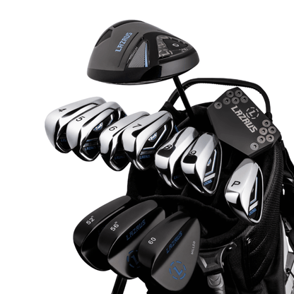 Lazrus Golf 13 pc Set - LAZ2 Driver, 3 Wedges Set, Irons (4-PW), Putter & Bag (optional)