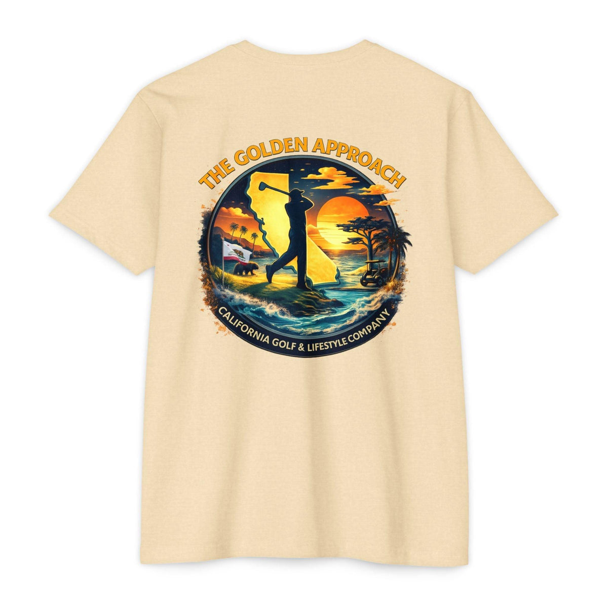 The Golden Approach California Tee — Iron Sight Design