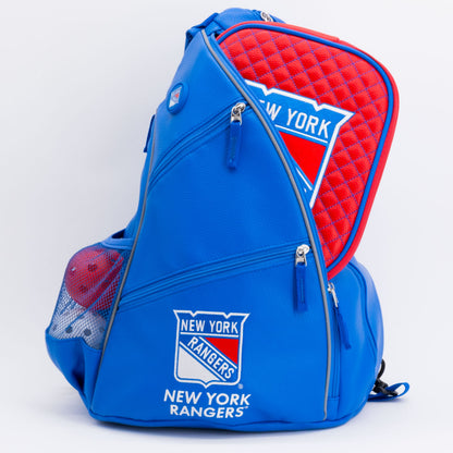 New York Rangers PU Leather Backpack
