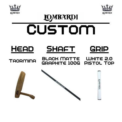 Lombardi Golf Custom Rose Gold Taormina Blade Golf Putter - GOLF LEAGUE