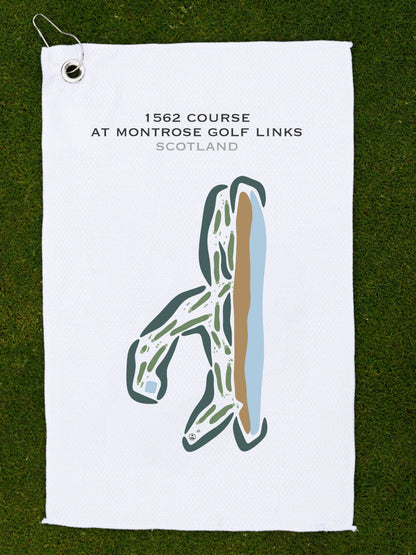 1562 Course at Montrose Golf Links, Scotland, UK - Printed Golf Courses