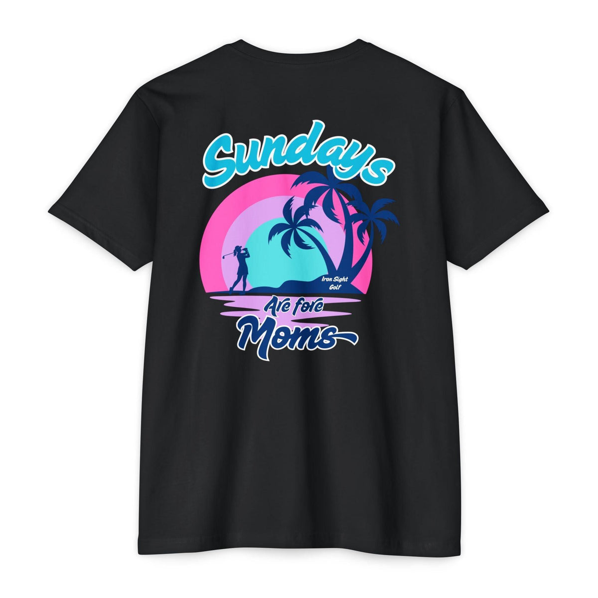 Sundays Are Fore Moms T-Shirt — Retro Beach Palm Graphic