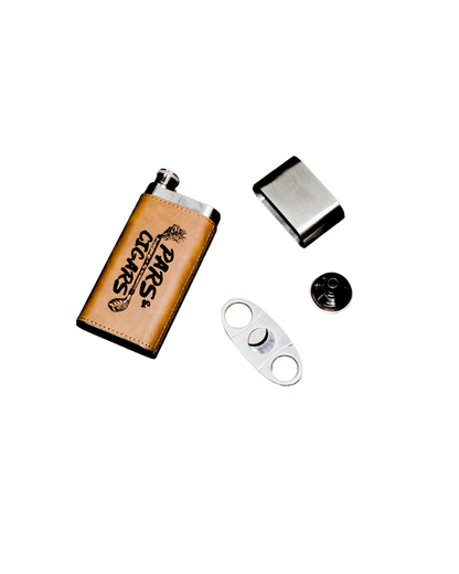 Pars & Cigars Cigar Holder/Flask