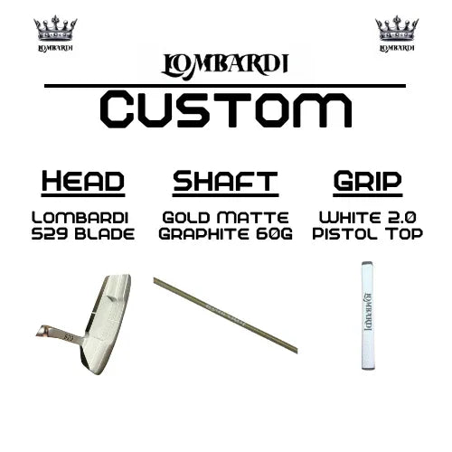 Lombardi Golf Custom 529 Blade Golf Putter - GOLF LEAGUE