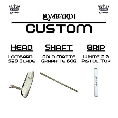 Lombardi Golf Custom 529 Blade Golf Putter - GOLF LEAGUE