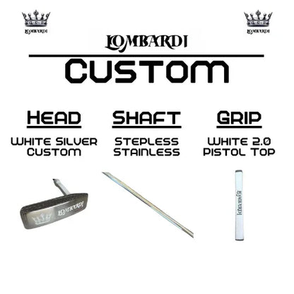 Lombardi Golf Custom Silver DC Blade Golf Putter - GOLF LEAGUE