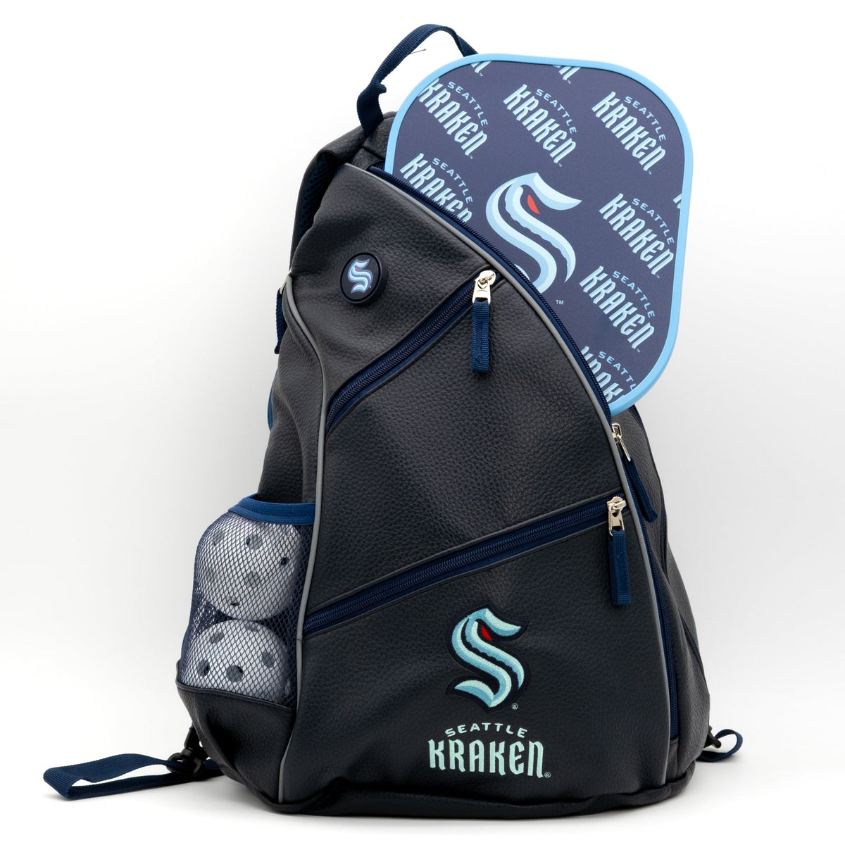 Seattle Kraken PU Leather Backpack