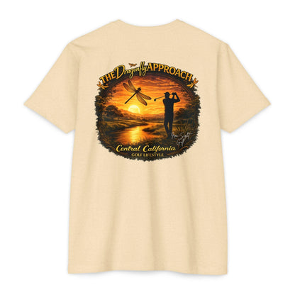 Central California Golf Lifestyle T-Shirt — "The Dragonfly Approach" by Iron Sight Golf