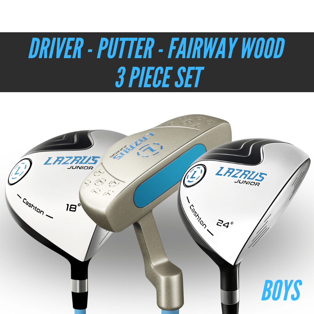 Lazrus Juniors Golf Clubs Set or Individuals - (Age 2-5 & 6-9 Right Hand or Left Hand , Boys or Girls)
