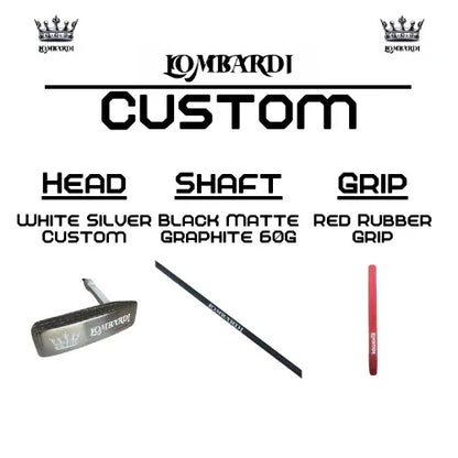 Lombardi Golf Custom Silver DC Blade Golf Putter - GOLF LEAGUE