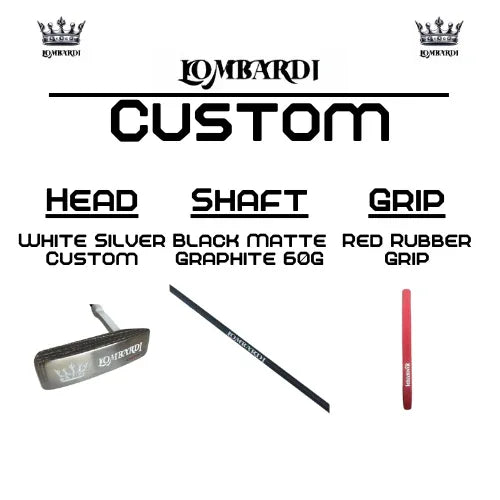 Lombardi Golf Custom Black Matte Mallet Golf Putter - GOLF LEAGUE