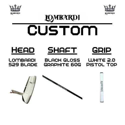 Lombardi Golf Custom 529 Blade Golf Putter - GOLF LEAGUE