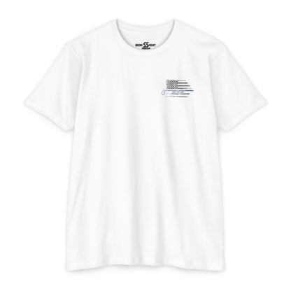 Golf Flagstick T-Shirt — 'Iron Sight' American Flag Golf Tee