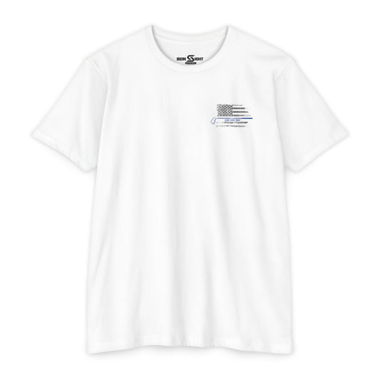 Golf Flagstick T-Shirt — 'Iron Sight' American Flag Golf Tee