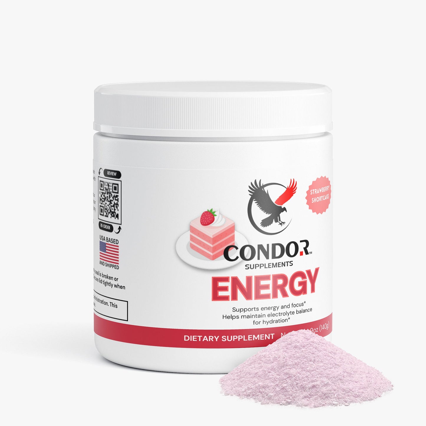 Energy Drink Mix (Strawberry Shortcake)