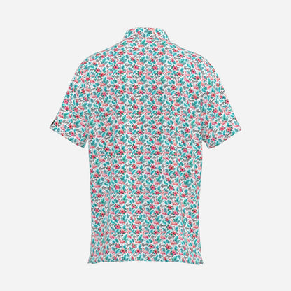 Tropical Birdie Men's Premium Golf Polo