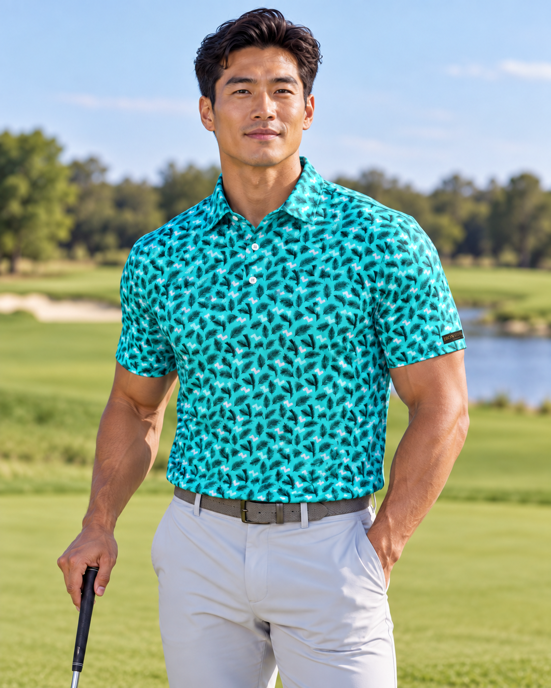 Electrical Paradise Men's Premium Golf Polo