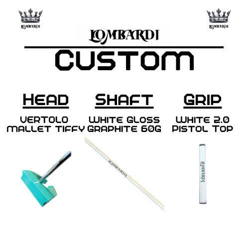 Lombardi Golf Custom Tiffy Vertolo Mallet Golf Putter - GOLF LEAGUE