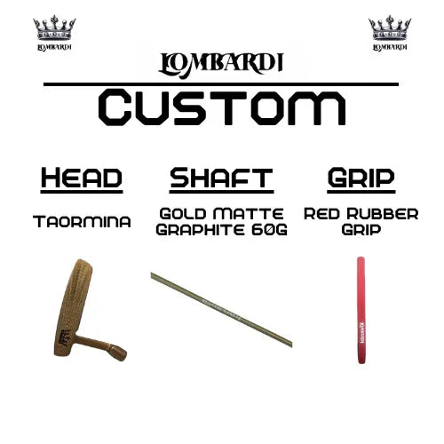 Lombardi Golf Custom Rose Gold Taormina Blade Golf Putter - GOLF LEAGUE