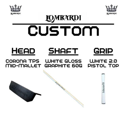 Lombardi Golf Custom Black Corona TPS Mallet Golf Putter - GOLF LEAGUE