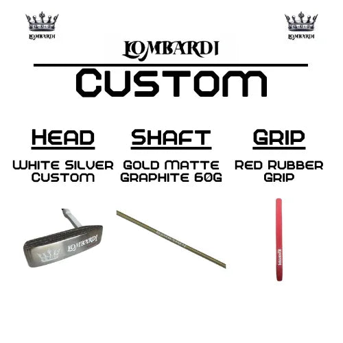 Lombardi Golf Custom Silver DC Blade Golf Putter - GOLF LEAGUE