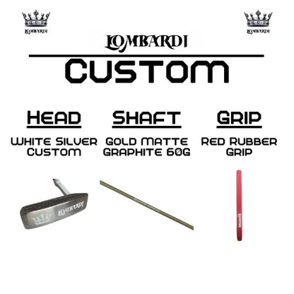 Lombardi Golf Custom Silver DC Blade Golf Putter - GOLF LEAGUE