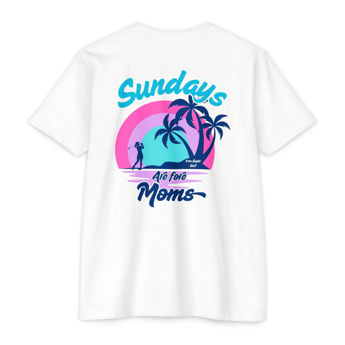 Sundays Are Fore Moms T-Shirt — Retro Beach Palm Graphic