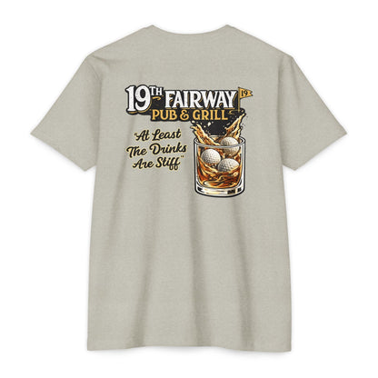 Golf Pub T-Shirt — “19th Fairway Pub & Grill” Vintage Golf Whiskey Tee